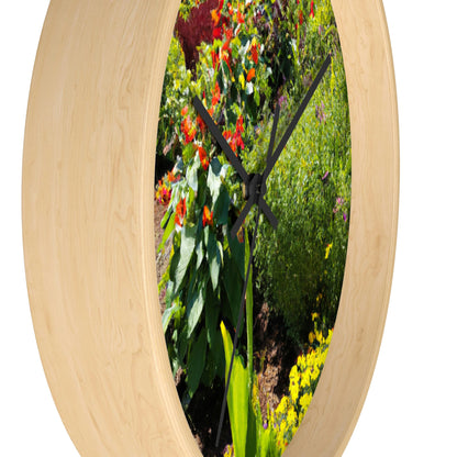 "Garden of Colorful Radiance" - The Alien Wall Clock