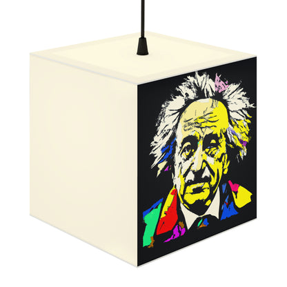 "Albert Einstein: Ein Pop-Art-Porträt" - Die Alien Light Cube Lampe