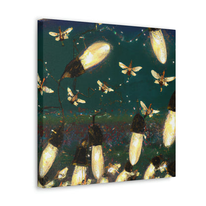 Twinkling Fireflies in the Evening Sky - The Alien Canva