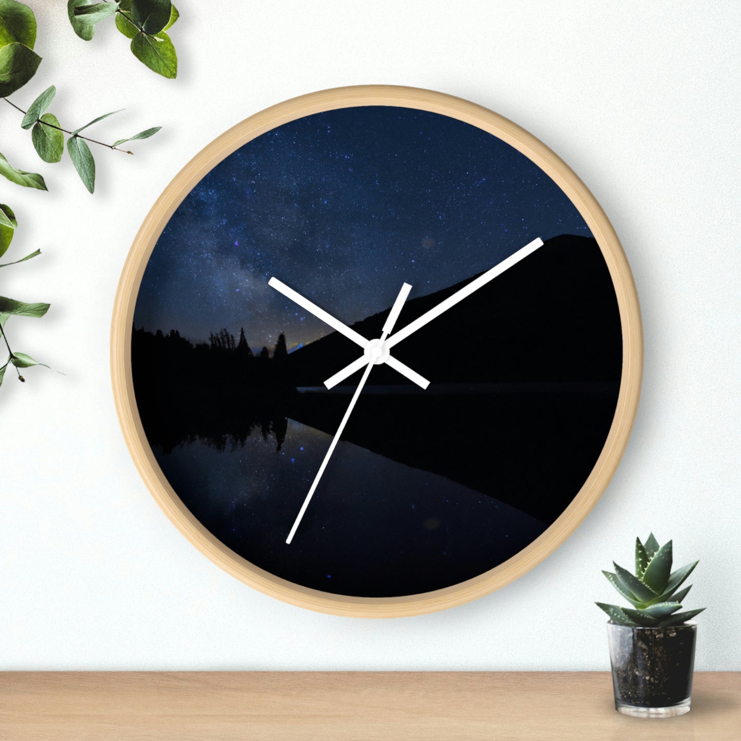 "A Starlit Tranquility" - The Alien Wall Clock