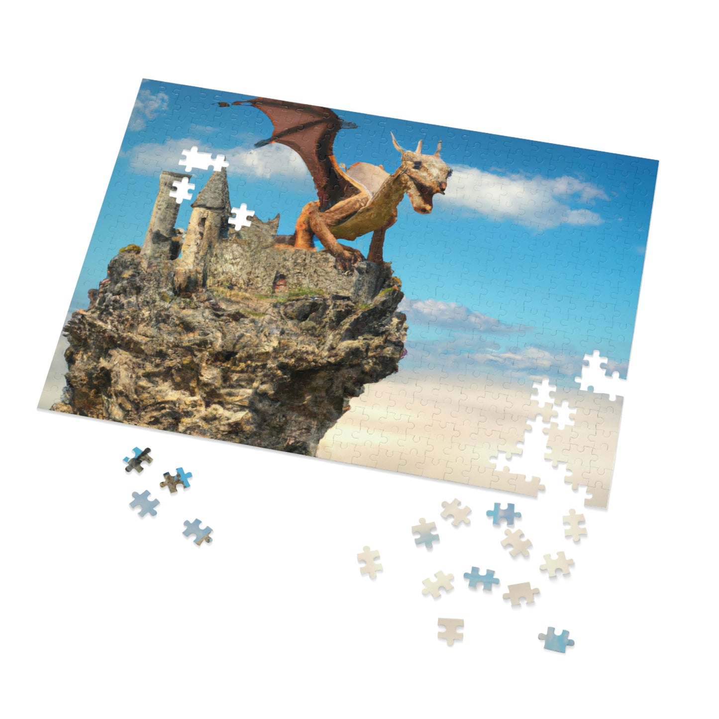 "Dragon Throne of ancients" - The Alien Jigsaw Puzzle