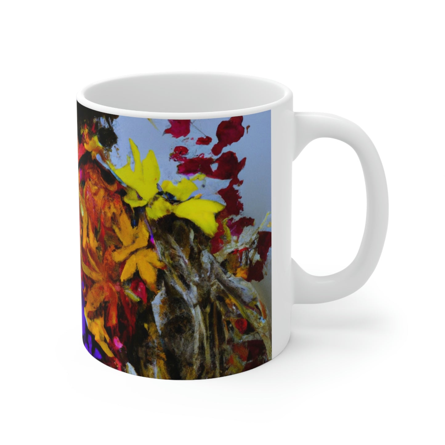 "Autumn Scarecrow Blues" - Der Alien-Keramikbecher 11 oz