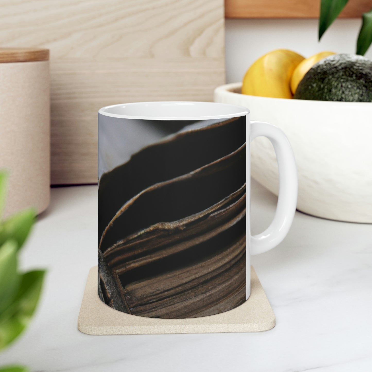 Unbeknownst to its readers, the book possesses magical powers.

"The Forgotten Tome of Magic" - The Alien Ceramic Mug 11 oz