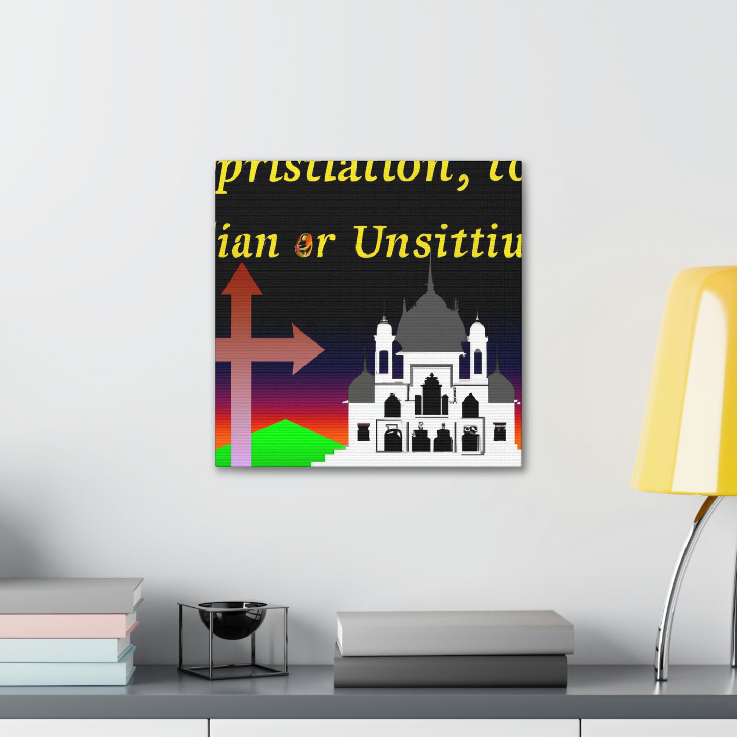 "Un mundo sin fe: examinando el fin de la religión" - The Alien Canva