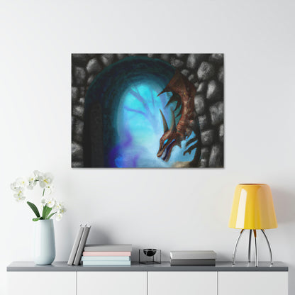 "The Dragon and the Forbidden Portal" - The Alien Canva