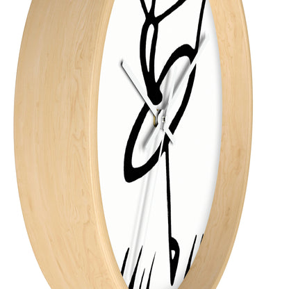 "Ballet on a Blade: A Ballerina's Spin" - El reloj de pared alienígena