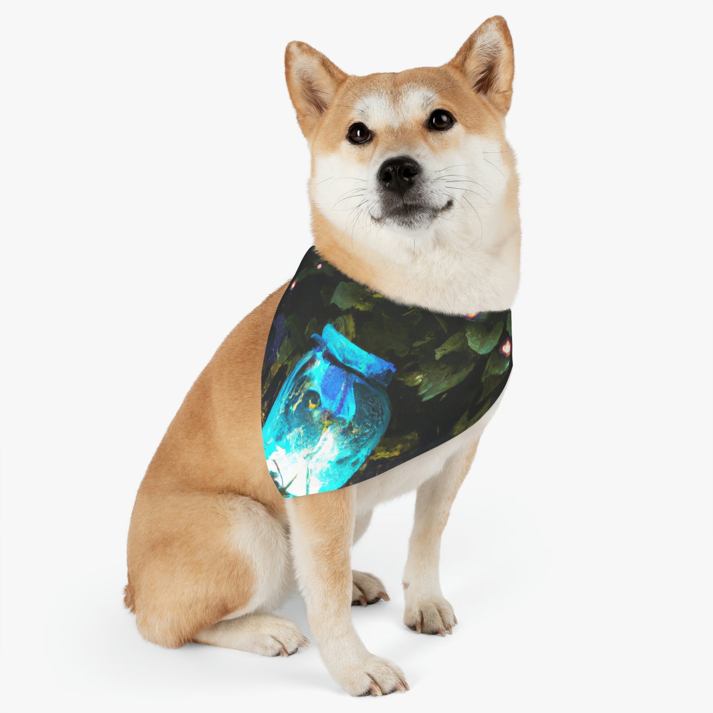 "Luminescence of Forgotten Dreams" - The Alien Pet Bandana Collar