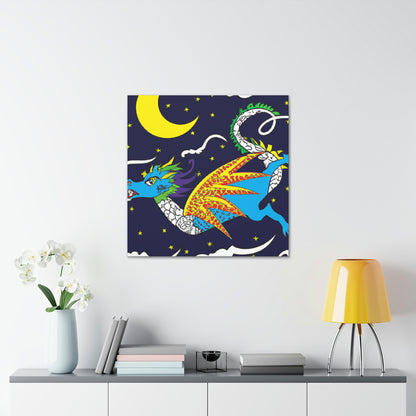 "Midnight Flight of the Dragon" - The Alien Canva