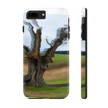 "Una sombra en el prado: El último árbol en pie" - Las fundas para teléfonos Alien Tough