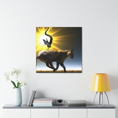 "A Purrfect Sunbeam Moment" - The Alien Canva