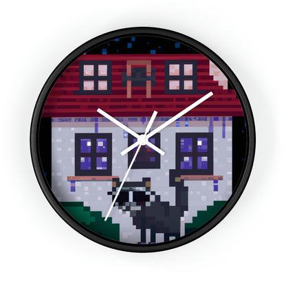 "Caper in the Mansion: A Raccoon's Adventure" - El reloj de pared alienígena