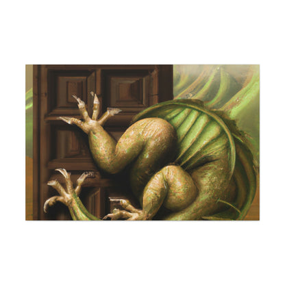 Guardian of the Hidden Door: The Slumbering Dragon - The Alien Canva