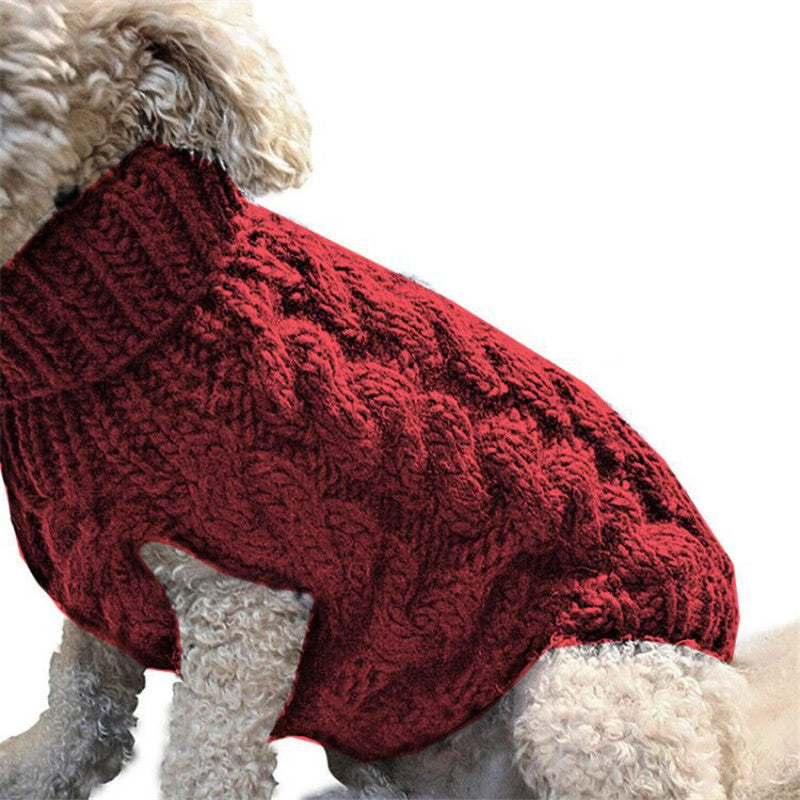 New Pet Sweater Dog Clothes Pet Supplier Winter Warm Clothing