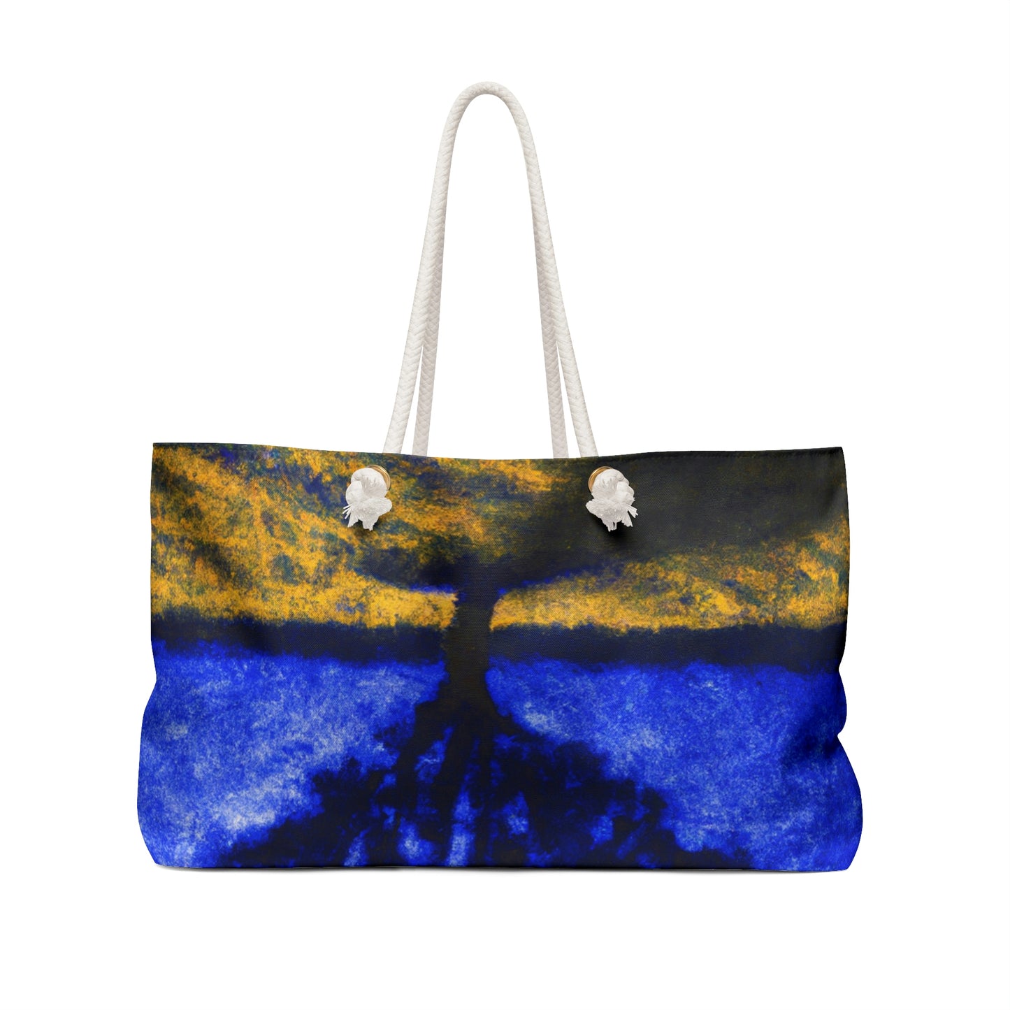 "A Lone Blue Tree in the Moonlight Field" - The Alien Weekender Bag