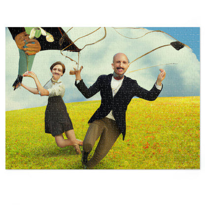 "A Kite Day in the Meadow" - The Alien Jigsaw Puzzle