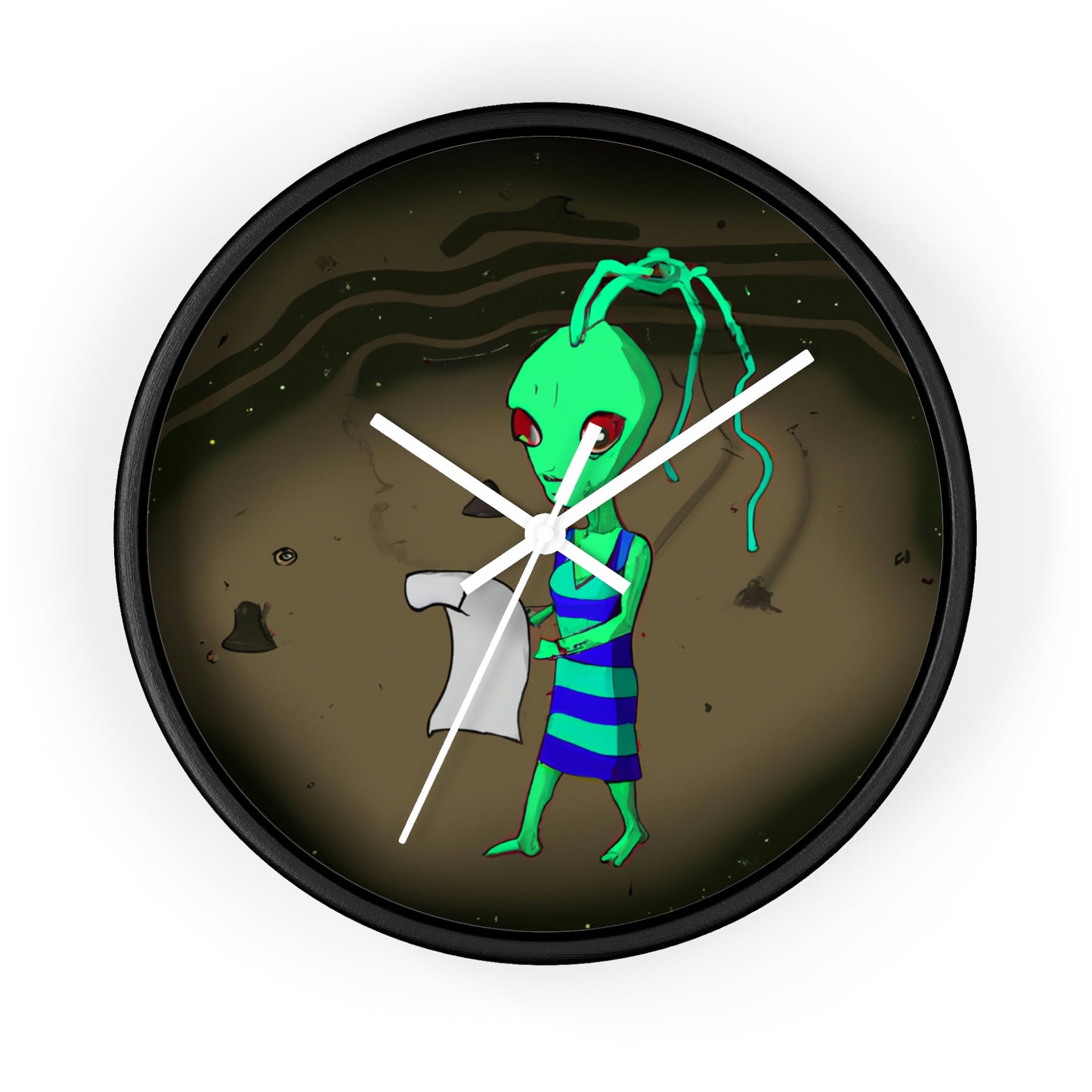 Lost in Space: The Alien's Adventure Without a Map - The Alien Wall Clock