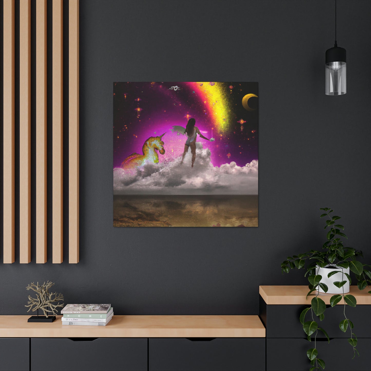 "Dreamscape: Ein von Träumen inspiriertes Kunstwerk" - The Alien Canva