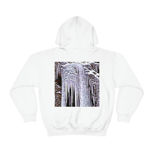 "Frost-Tipped Falls of Glistening Grief" - The Alien Unisex Hoodie