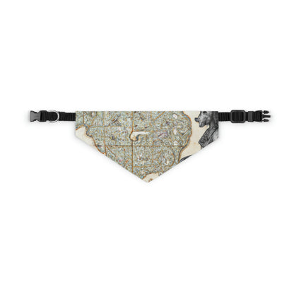 "The Knight and the Magical Map" - The Alien Pet Bandana Collar #nft