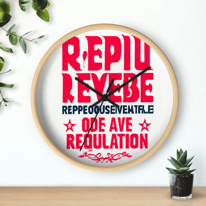 "Rising Up: The Rebellion That Overthrew Oppression" - The Alien Wall Clock