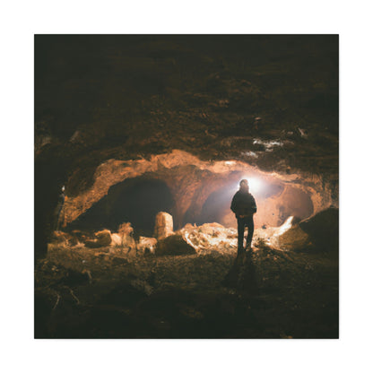 "A Journey into the Unknown: Exploring a Mysterious Underground Cave" - The Alien Canva