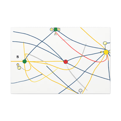 "Explorando la topología dinámica: visualización ingeniosa de una estructura de red". - El Canva alienígena