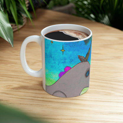 "Majestic Morning Reflections" - The Alien Ceramic Mug 11 oz