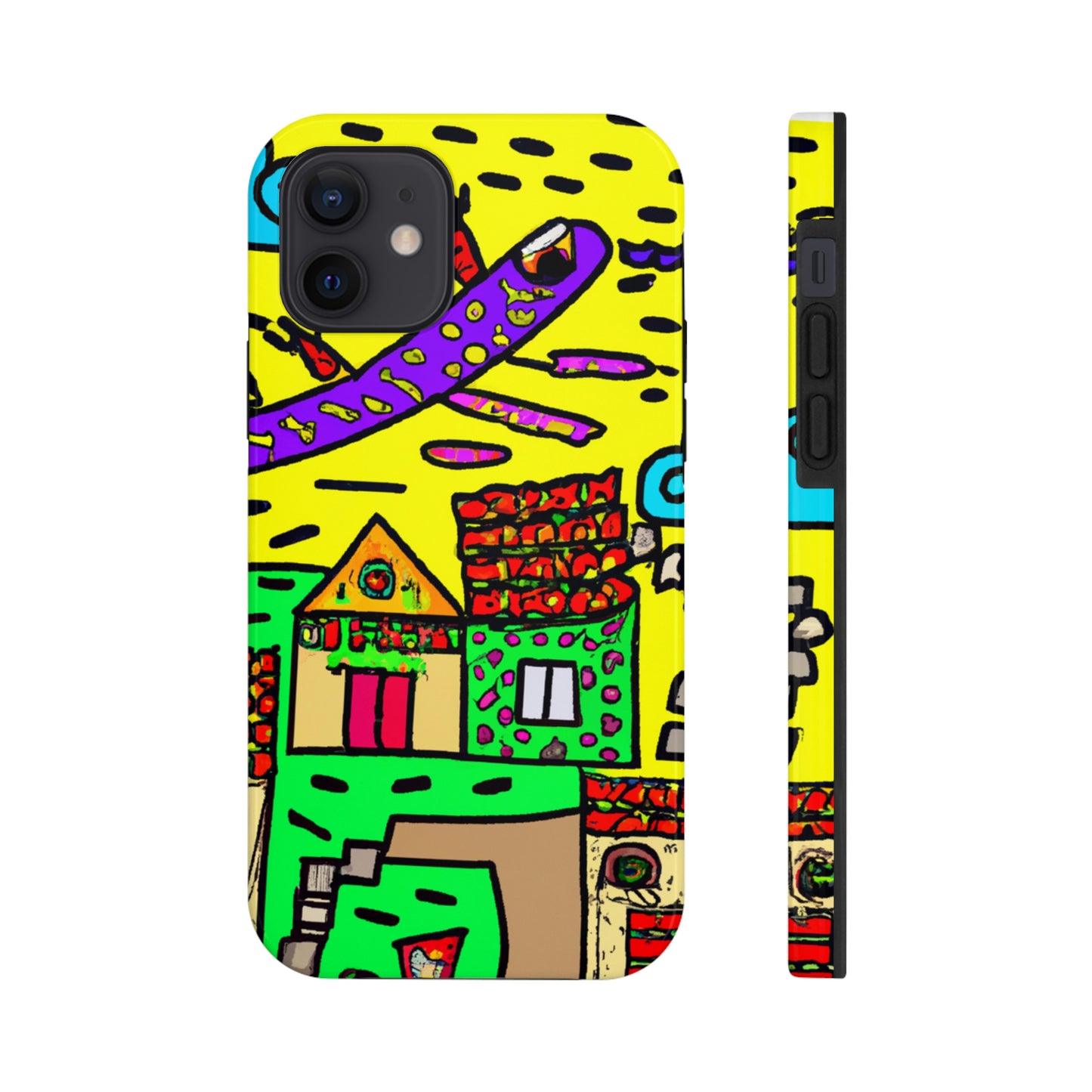 "A Slumbering Village of the Soaring Dragon" - The Alien Tough Phone Cases