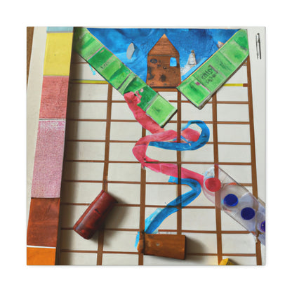 "Childhood Board Game Artistry" - The Alien Canva.