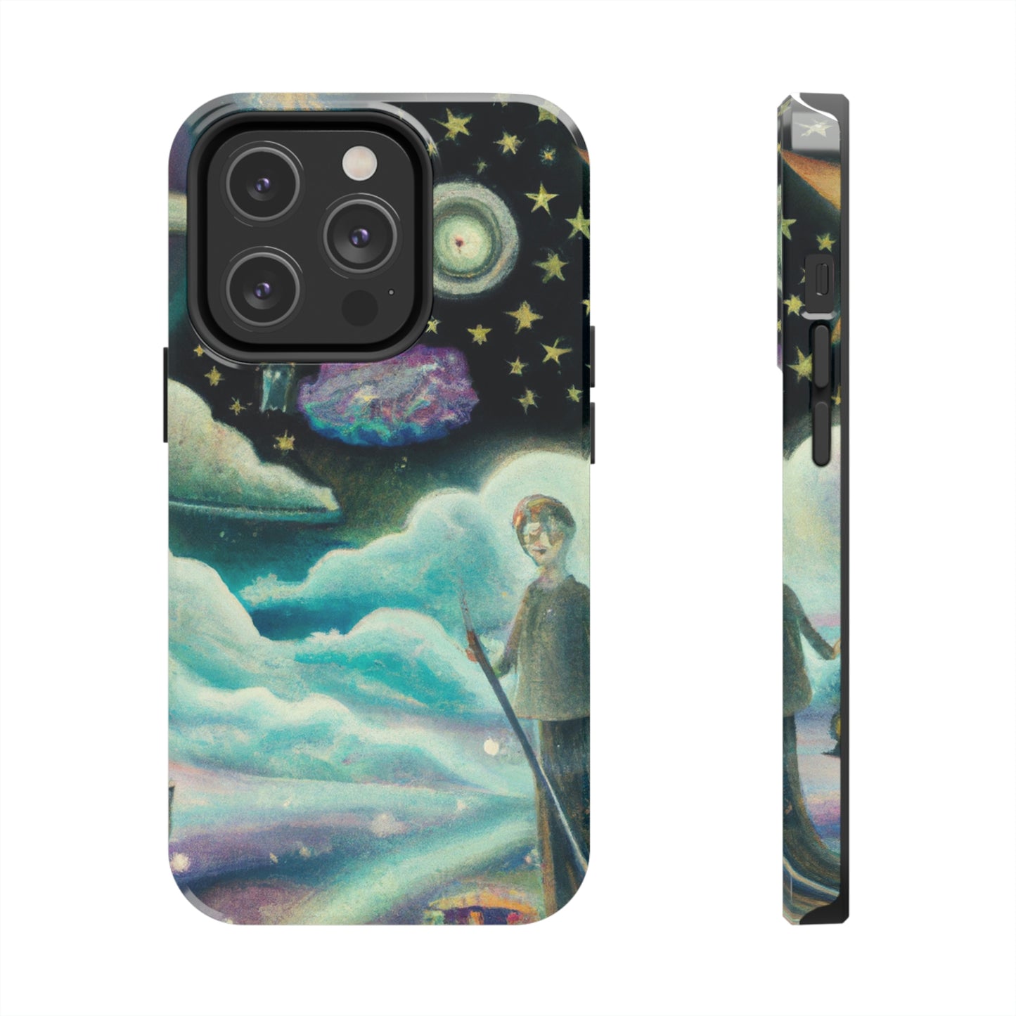 "Ein Meer aus Diamanten in der Nacht" - Die Alien Tough Phone Cases