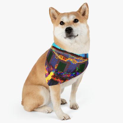 "Magical Illumination: A Summer Solstice Surprise" - The Alien Pet Bandana Collar