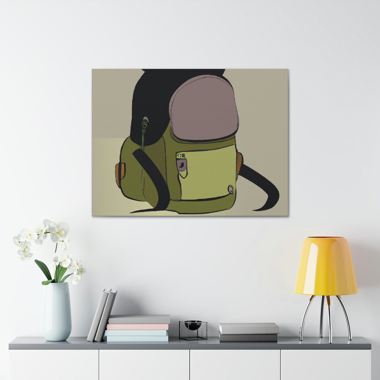 "Mochila con personalidad" - The Alien Canva