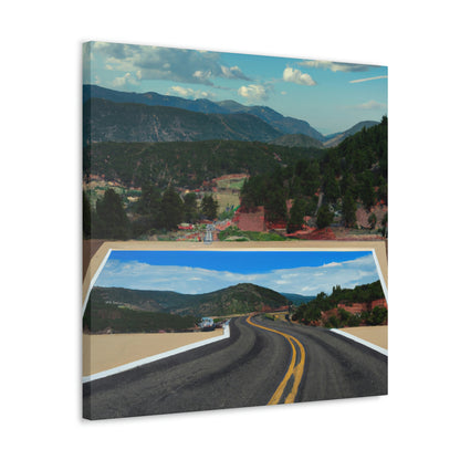 "The Art of the Open Road" - Canvas