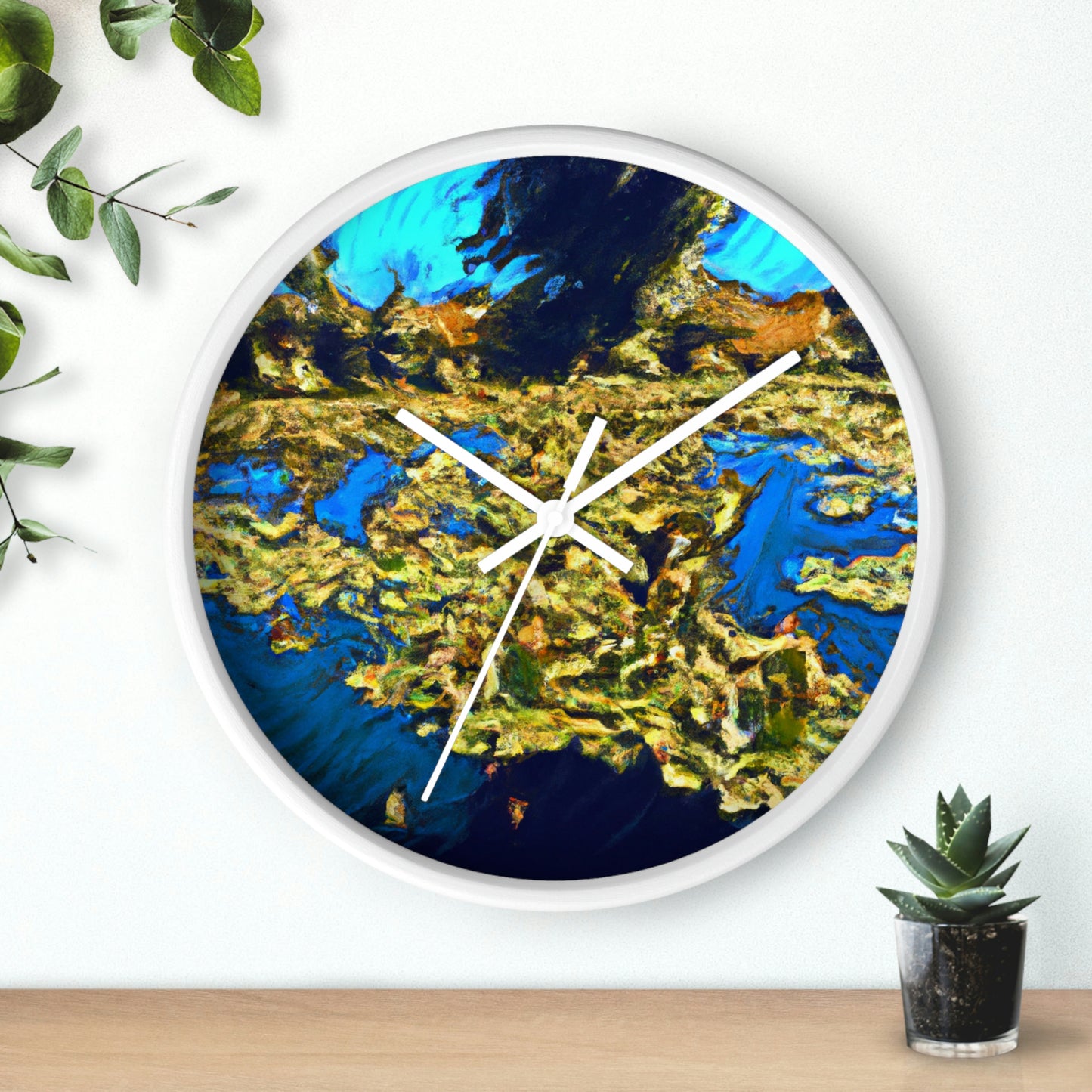 "Invasion of the Pond Monsters" - The Alien Wall Clock