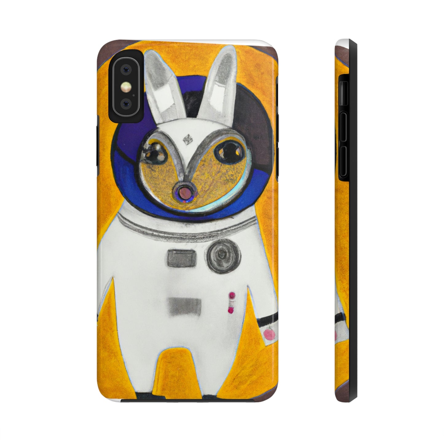 "Hopping to the Moon: Die weltraumgebundenen Abenteuer eines schelmischen Kaninchens". - Die Alien Tough Phone Cases