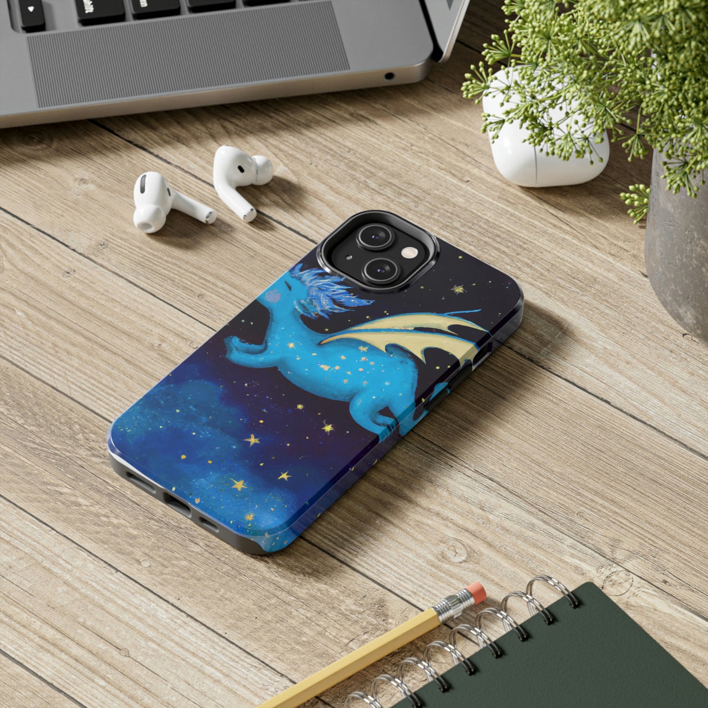 "Drifting Among the Stars: The Story of a Baby Dragon" - The Alien Tough Phone Cases