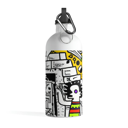 Mystic Mage Odyssey: A Time-Travel Tomb Raid - The Alien Stainless Steel Water Bottle