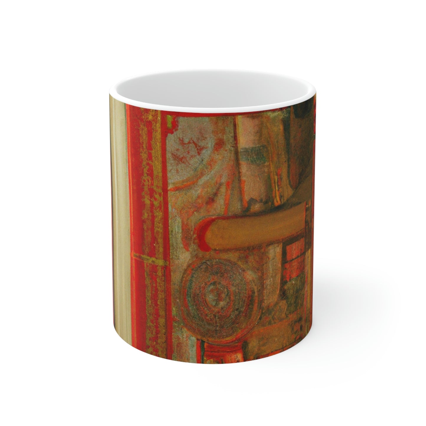 "Cradled by Knowledge" - Taza de cerámica The Alien 11 oz