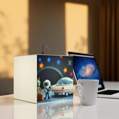 Jake

"Jake's Galactic Auto Adventure" - The Alien Light Cube Lamp