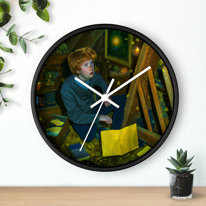 The Attic's Secrets: A Tale of Magic and Redemption - The Alien Wall Clock