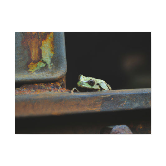 "Ein bisschen zu weit: Die Geschichte eines Frosches im Zug." - Die Alien-Leinwand