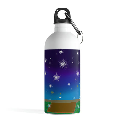 "A Celestial Garden of Color" - The Alien Stainless Steel Water Bottle