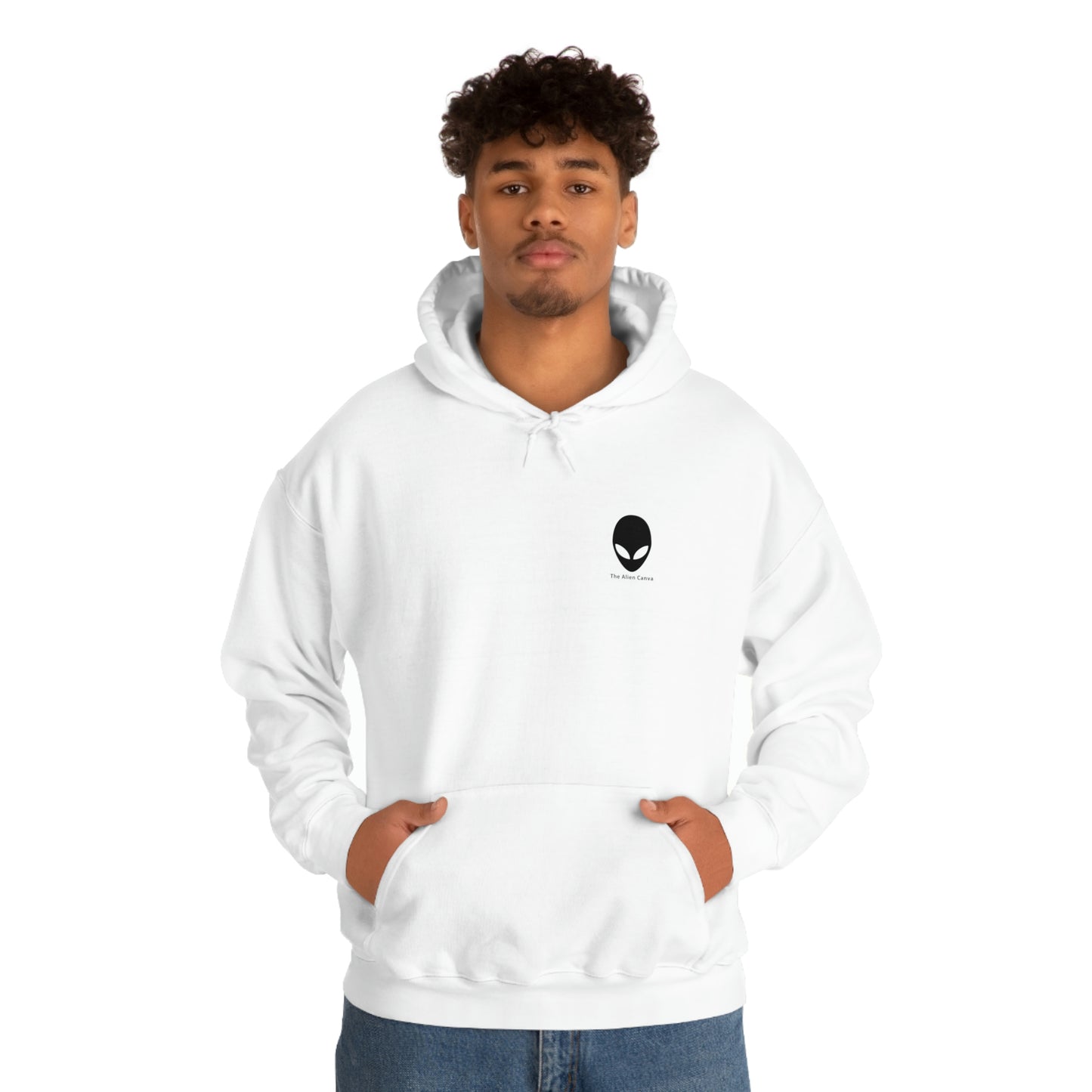 "Un momento incómodo con cafeína: la historia de un bot y un cactus" - Sudadera con capucha unisex The Alien