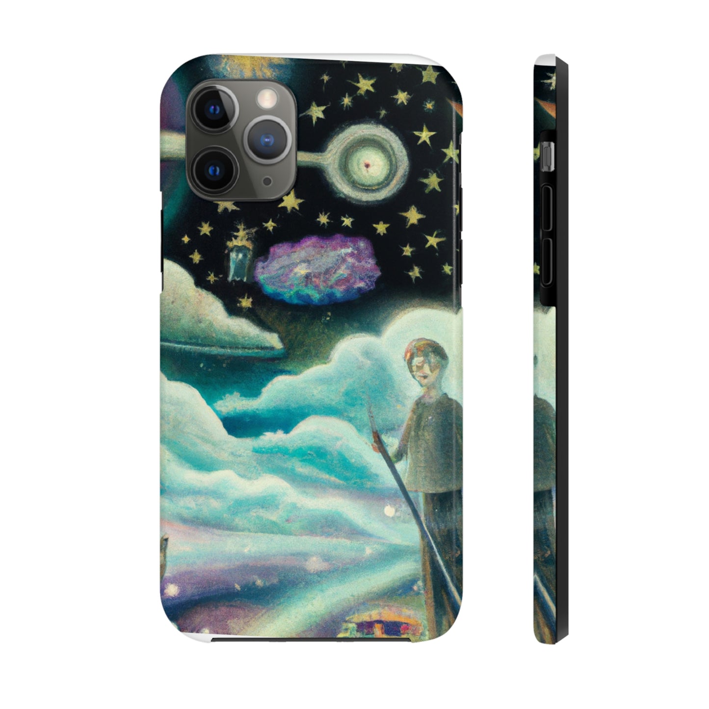 "Ein Meer aus Diamanten in der Nacht" - Die Alien Tough Phone Cases