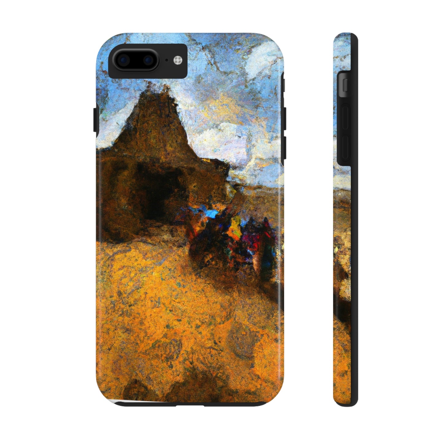 "Dusty Pilgrims at the Forgotten Shrine" - The Alien Tough Phone Cases