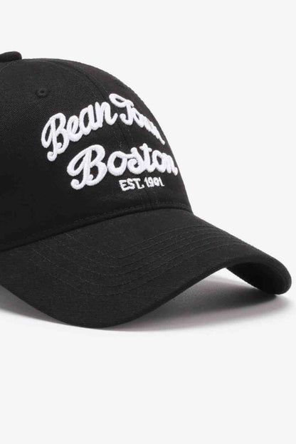 Gorra de béisbol ajustable con gráfico bordado