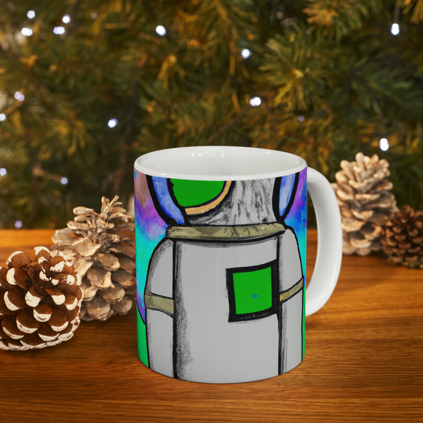 "Alone in the Alien Sky" - The Alien Ceramic Mug 11 oz