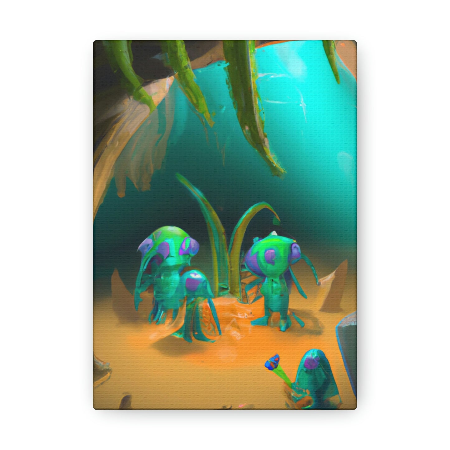 "Cave-Crawling Aliens and the Buried Riches" - The Alien Canva