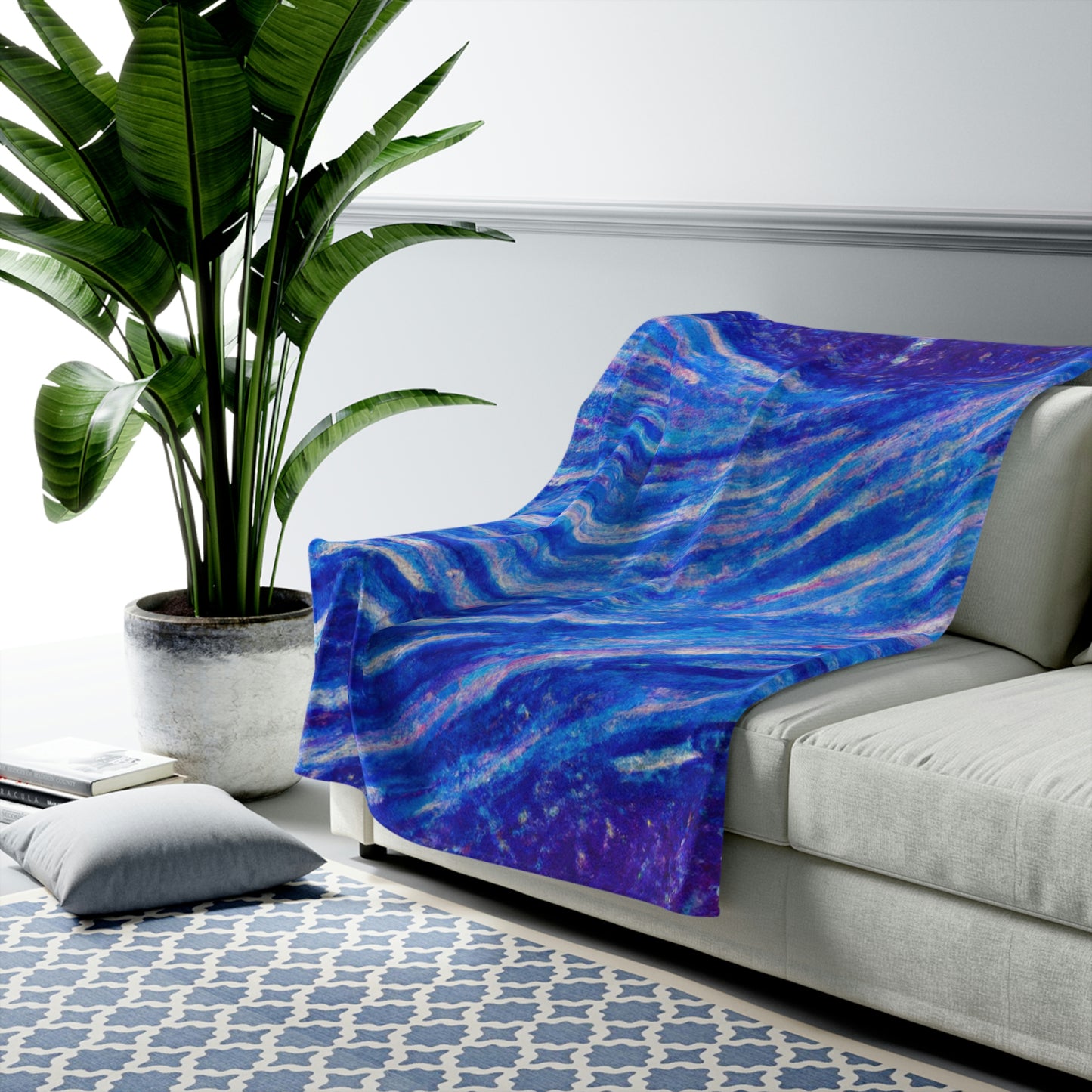 "A Starlit Solace" - The Alien Velveteen Plush Blanket