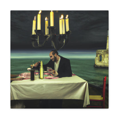 "A Beacon of Romance: An Intimate Candlelit Dinner in a Forgotten Lighthouse" - The Alien Canva